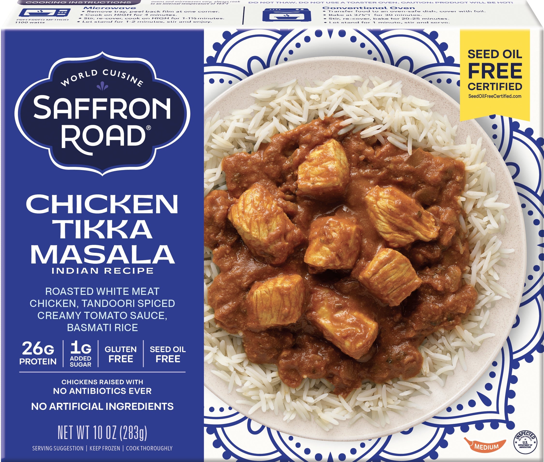 Saffron Road Chicken Tikka Masala package