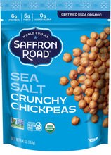 Load image into Gallery viewer, Sea Salt Crunchy Chickpeas Crunchy Chickpea saffron-road-b2c 
