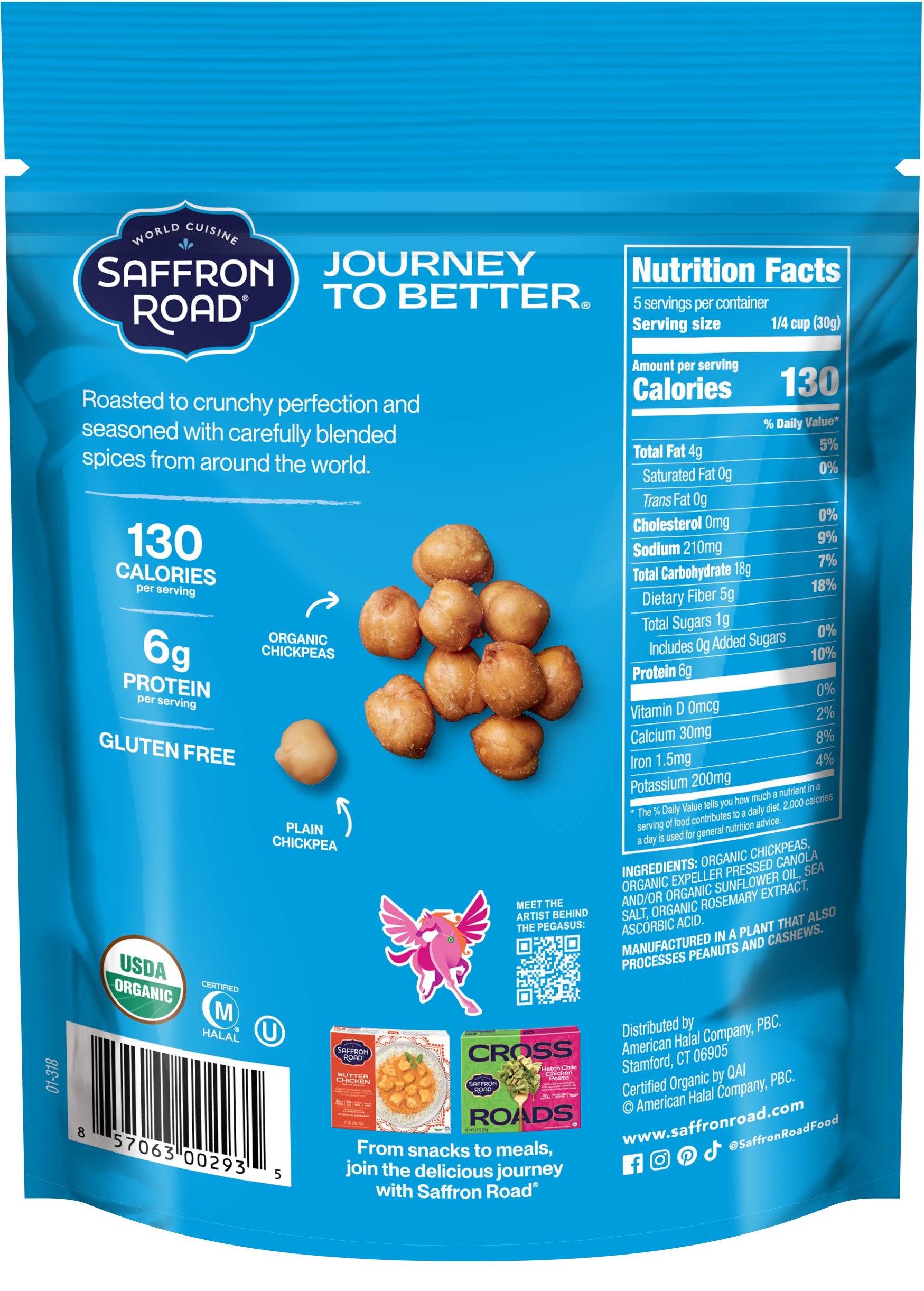 Sea Salt Crunchy Chickpeas Crunchy Chickpea saffron-road-b2c 