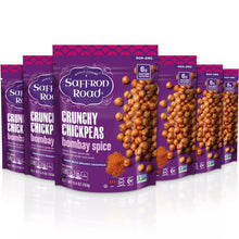 Load image into Gallery viewer, Bombay Spice Crunchy Chickpeas Crunchy Chickpea saffron-road-b2c 6 Pack (5.4 oz) 
