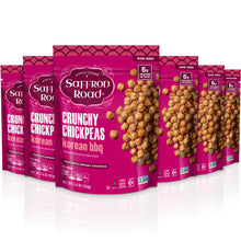 Load image into Gallery viewer, Korean BBQ Crunchy Chickpeas Crunchy Chickpea saffron-road-b2c 6 Pack (5.4 oz) 
