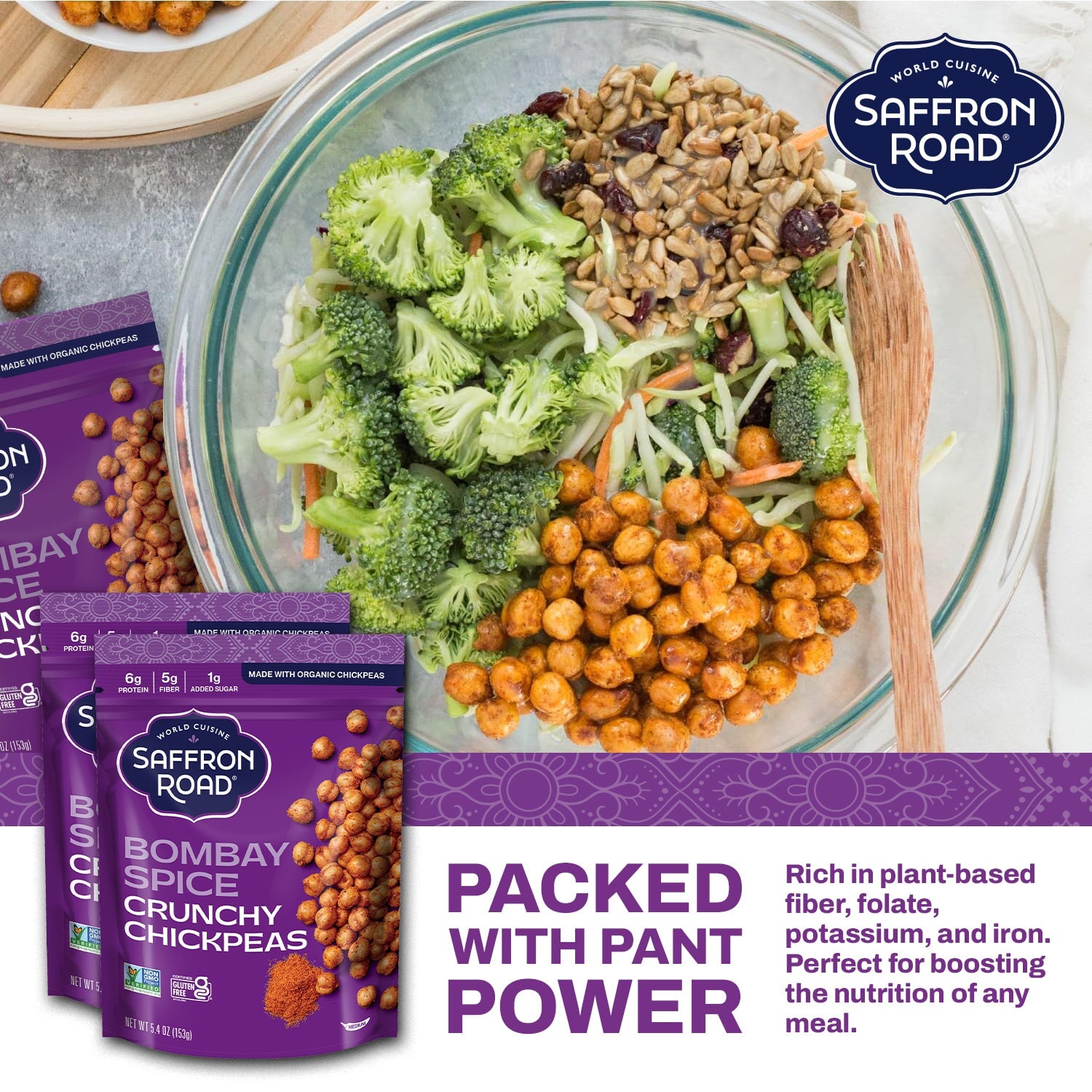 Bombay Spice Crunchy Chickpeas Crunchy Chickpea saffron-road-b2c 