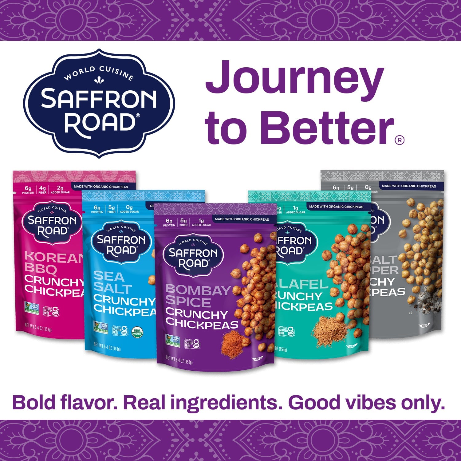 Bombay Spice Crunchy Chickpeas Crunchy Chickpea saffron-road-b2c 