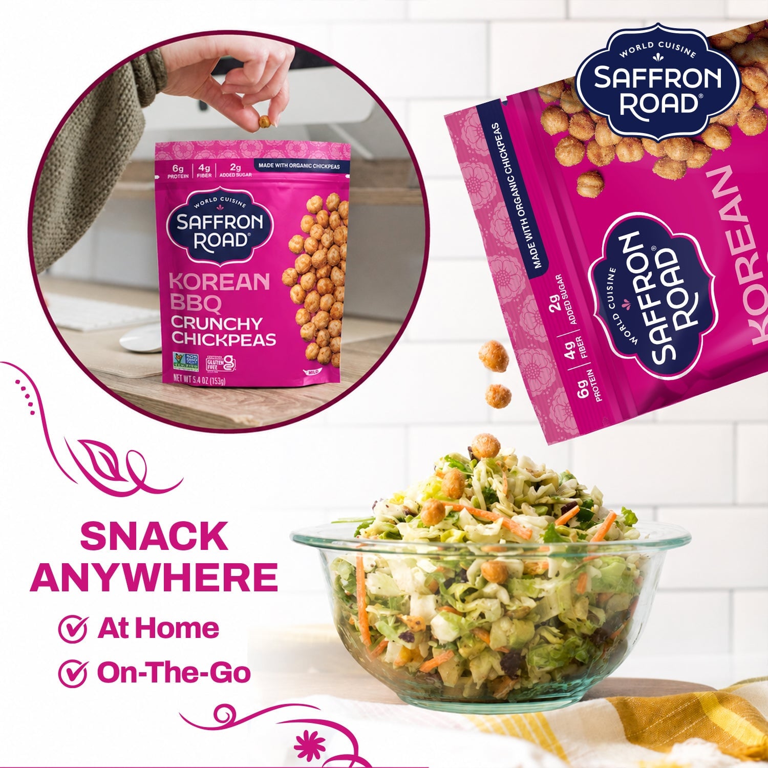 Korean BBQ Crunchy Chickpeas Crunchy Chickpea saffron-road-b2c 