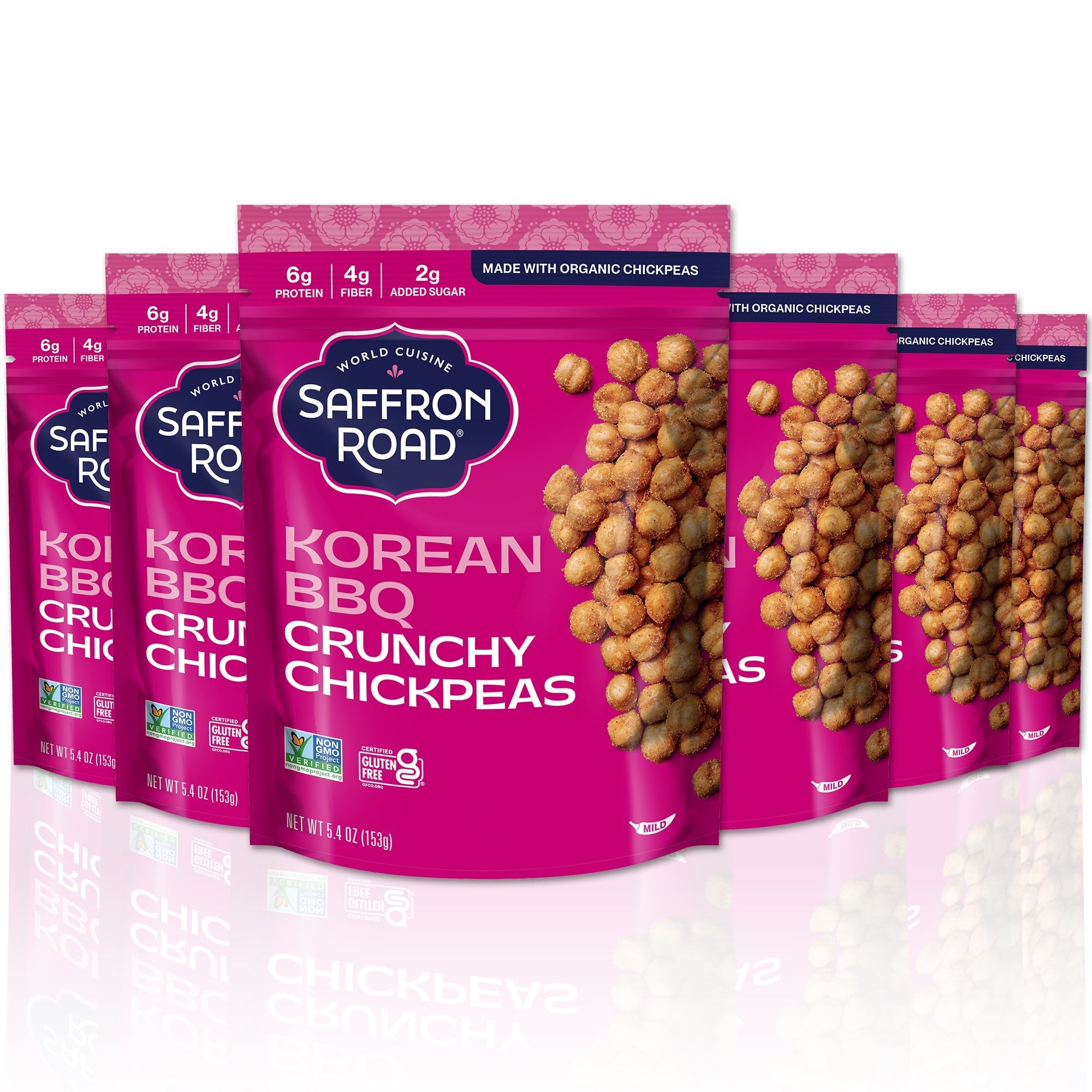 Korean BBQ Crunchy Chickpeas Crunchy Chickpea saffron-road-b2c 