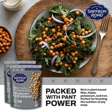 Load image into Gallery viewer, Sea Salt &amp; Cracked Pepper Crunchy Chickpeas Crunchy Chickpea saffron-road-b2c 
