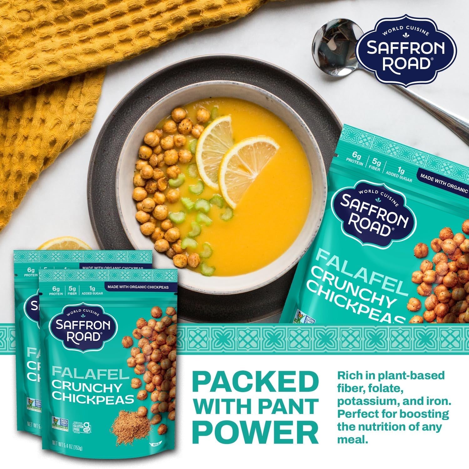 Falafel Crunchy Chickpeas Crunchy Chickpea saffron-road-b2c 