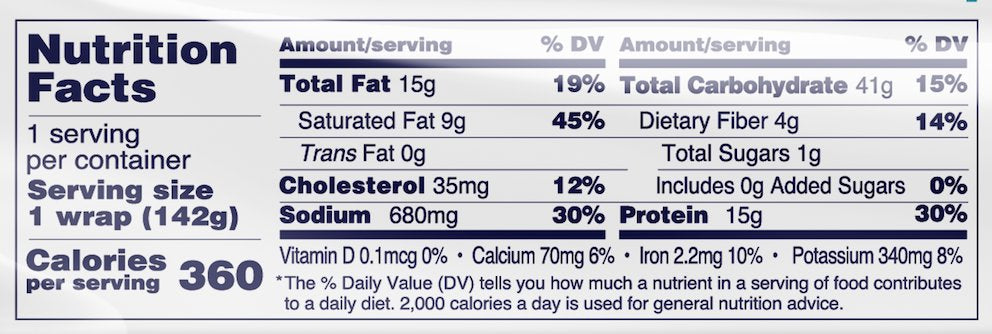 Chicken Lemon Tahini Frozen World Cuisine Wrap Saffron Road 