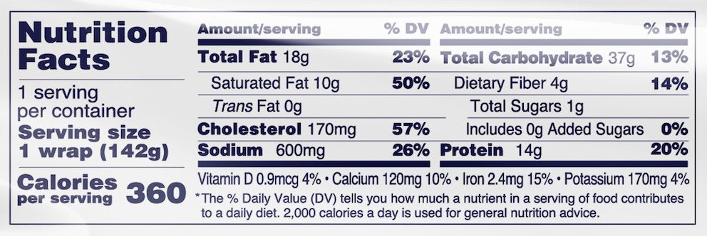 Chili Crisp Egg Scramble Frozen Breakfast Wrap Saffron Road 