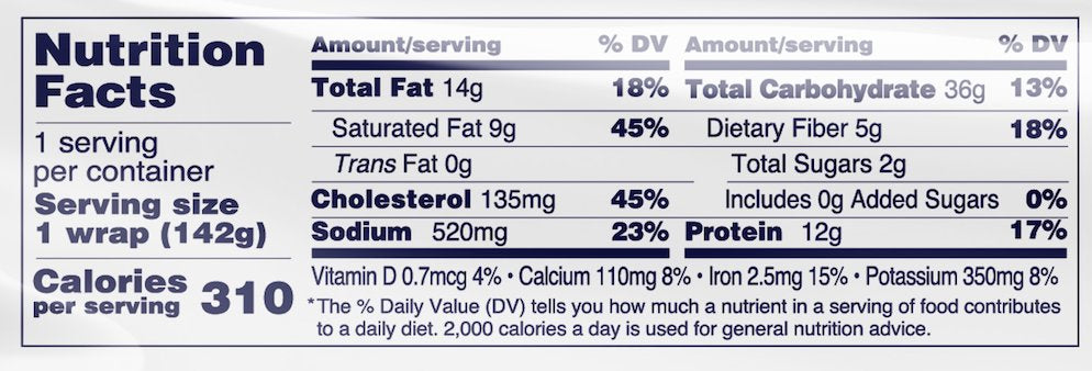 Shakshuka Egg Scramble Frozen Breakfast Wrap Saffron Road 