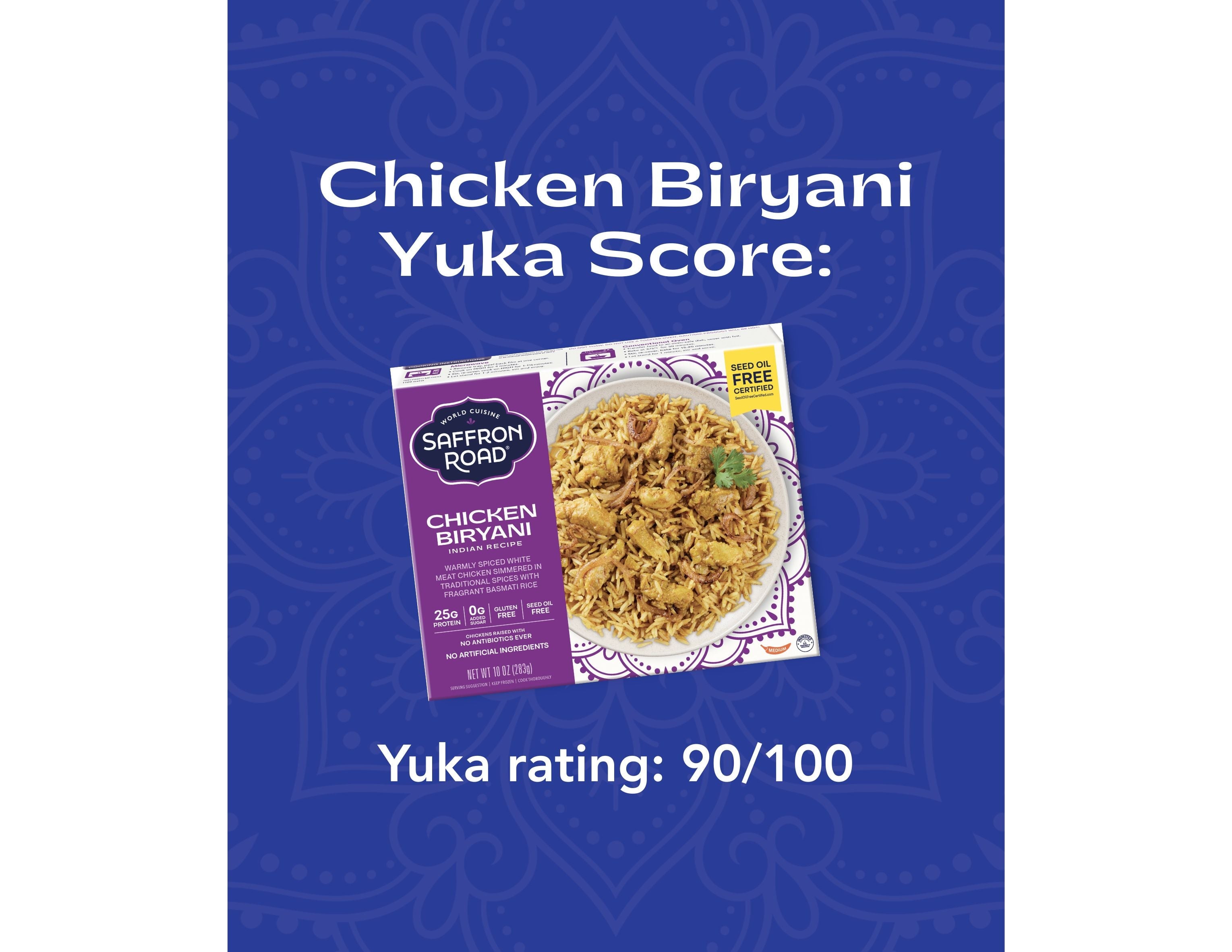Chicken Biryani Frozen Dinners saffron-road-b2c 