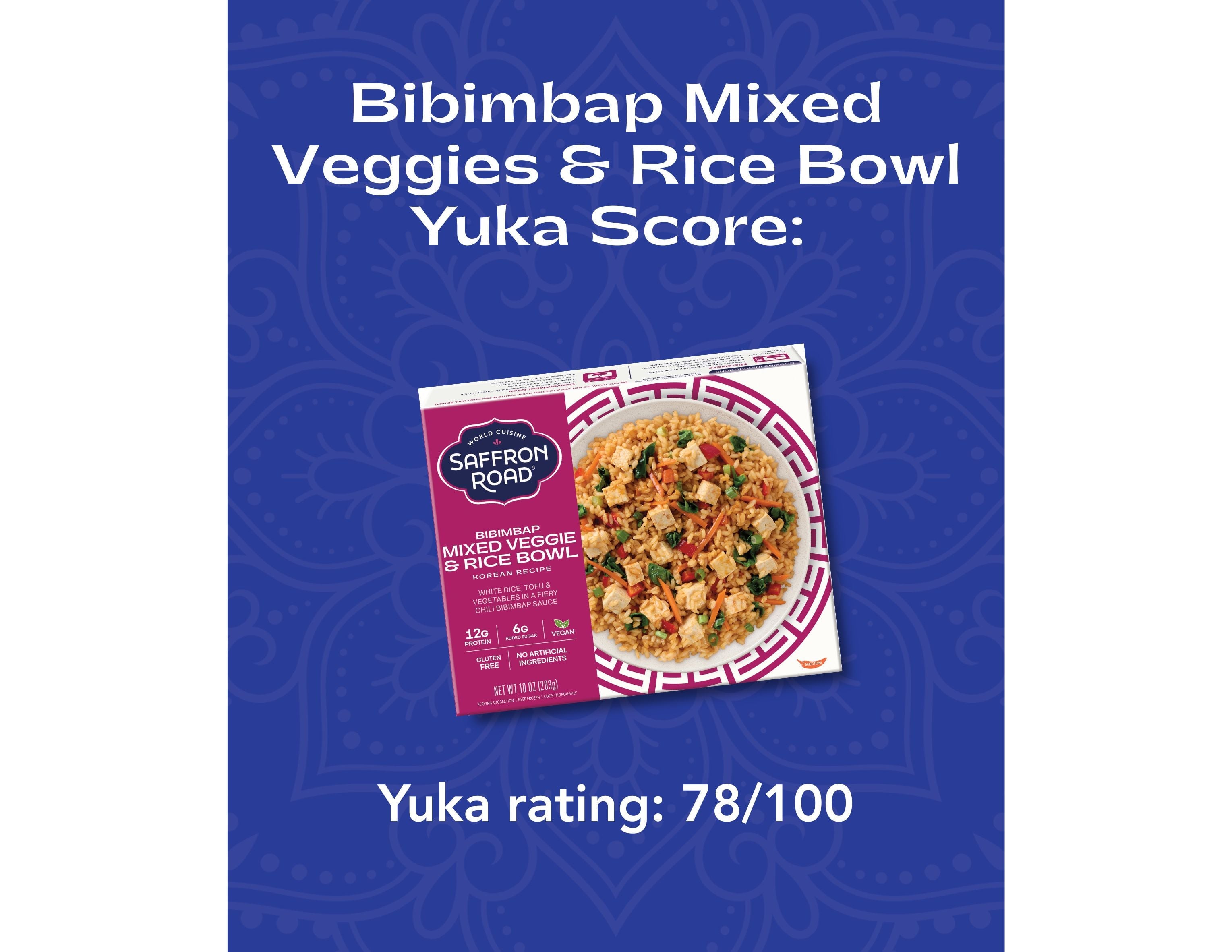Bibimbap Mixed Veggie & Rice Bowl Frozen Dinners saffron-road-b2c 