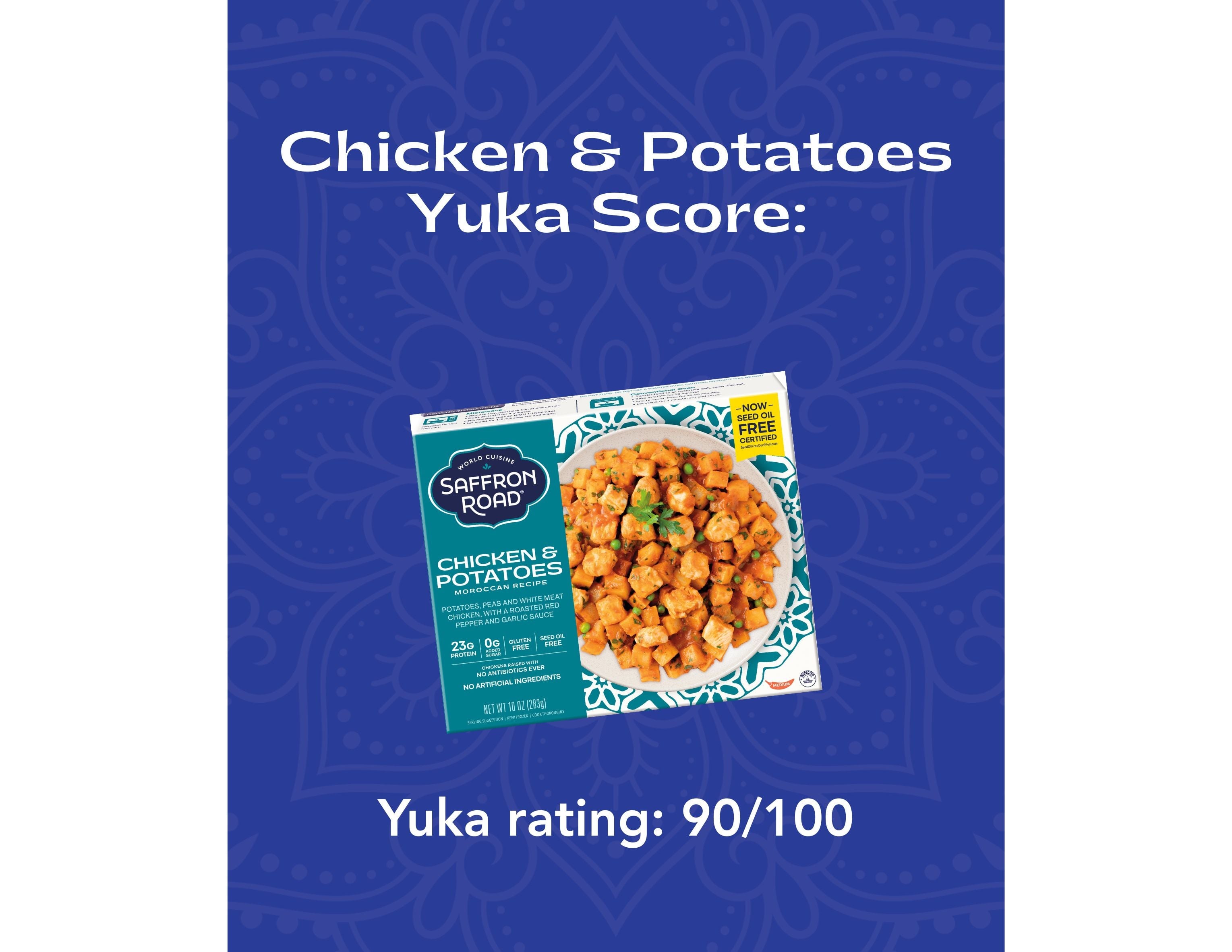 Chicken & Potatoes Frozen Dinners saffron-road-b2c 