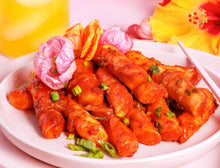 Load image into Gallery viewer, Korean Sweet &amp; Spicy Rice Cakes Tteokbokki Frozen Dinners Saffron Road 

