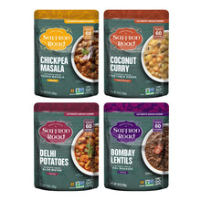 Load image into Gallery viewer, Variety Meal Pouch 4 Pack Ready To Eat Meals saffron-road-b2c 
