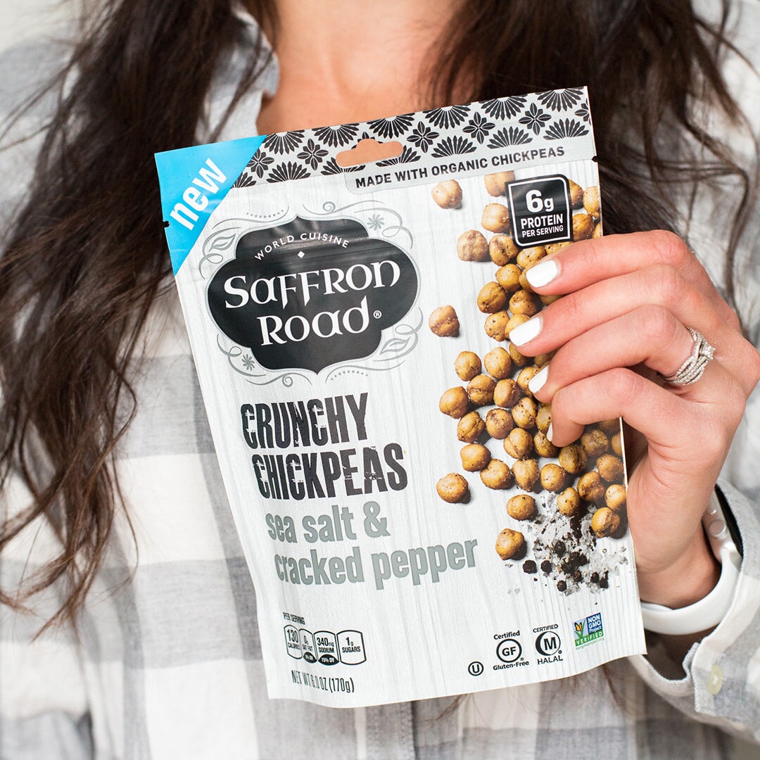 Sea Salt & Cracked Pepper Crunchy Chickpeas Crunchy Chickpea saffron-road-b2c 