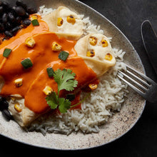 Load image into Gallery viewer, Enchiladas Al Chipotle Frozen Meal Frozen Dinners saffron-road-b2c 
